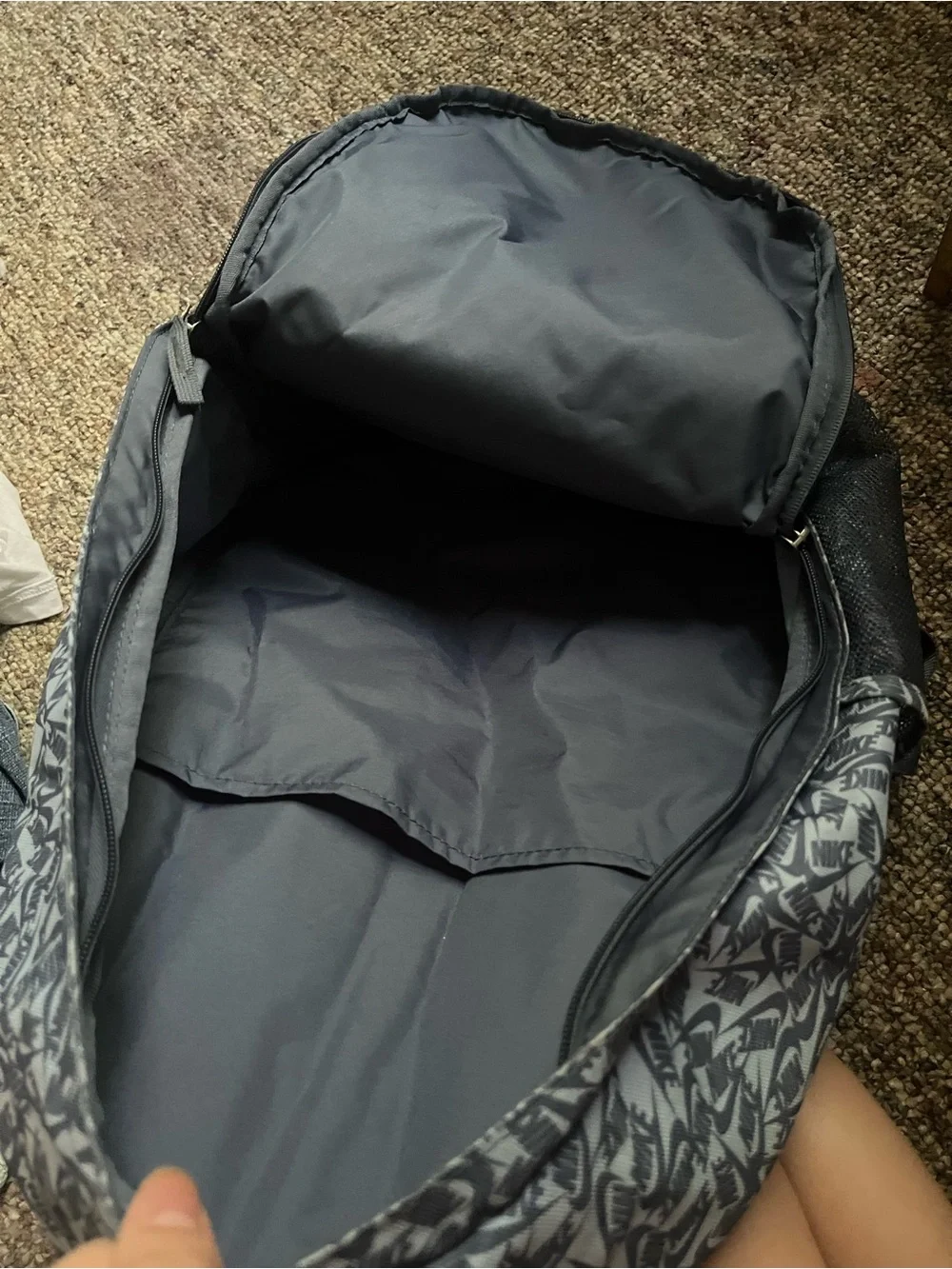 Nike light blue everyday backpack